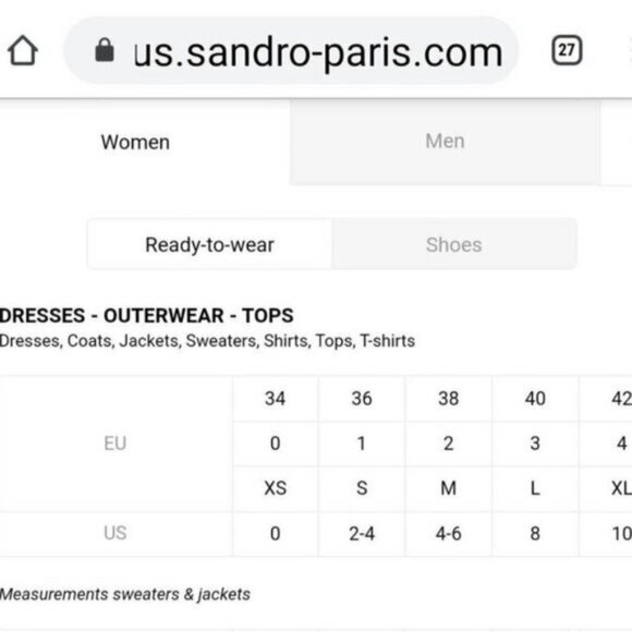 Sandro Paris Women's Lace Peplum Dress Small Black - Picture 7 of 7